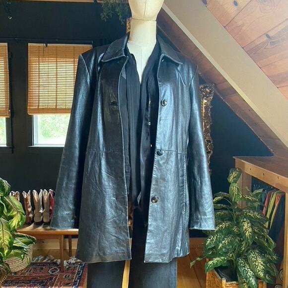 Vintage Jackets & Blazers - Vintage Leather Jacket